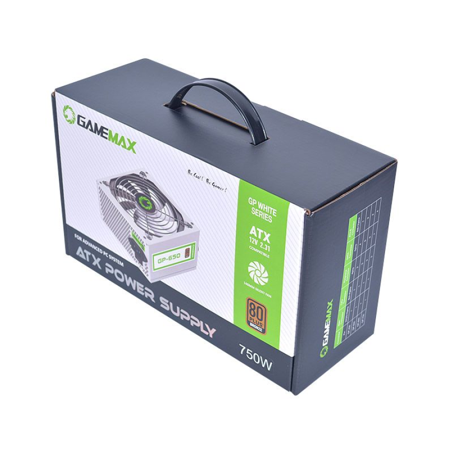 FUENTE DE PODER GAMEMAX GP-750W WHITE
